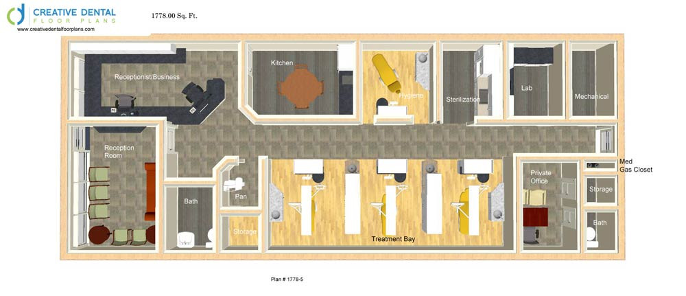 Creative Dental Floor Plans | Strip Mall Floor Plans