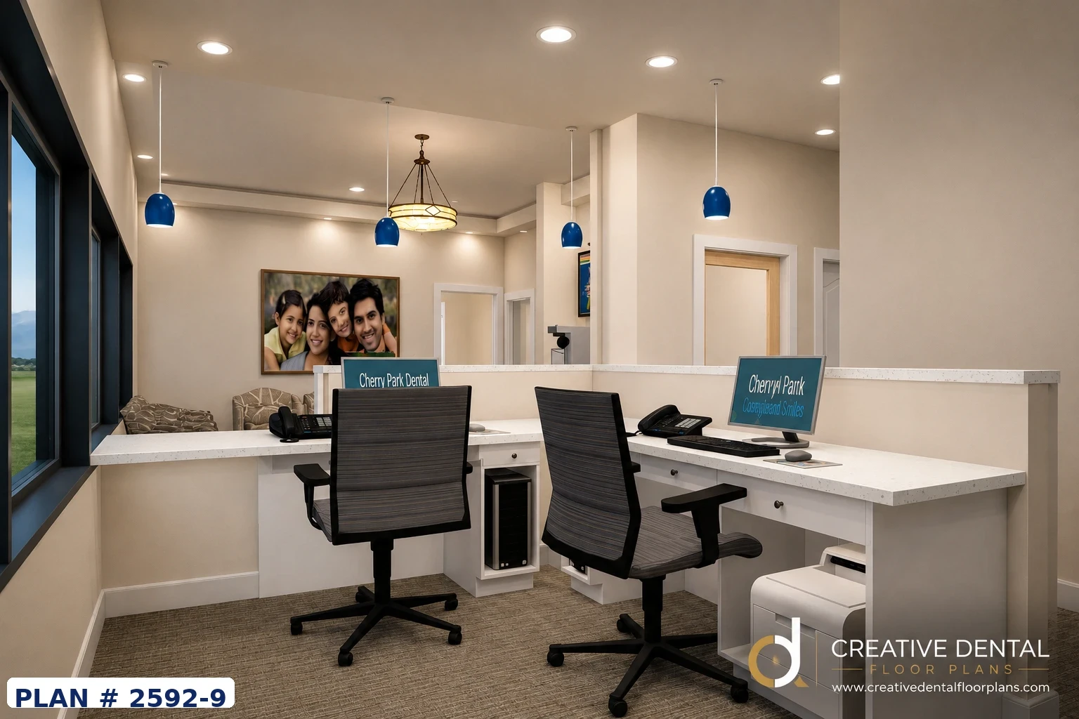 Business Office — Plan #2592-9