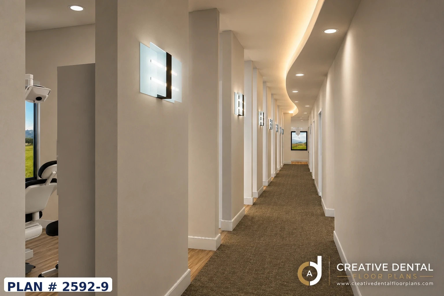 Hallway — Plan #2592-9