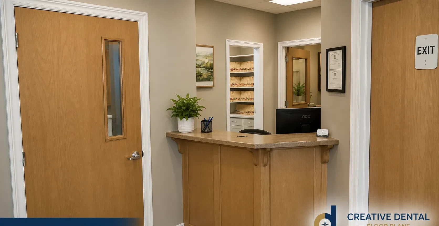 Check-Out Counter Before