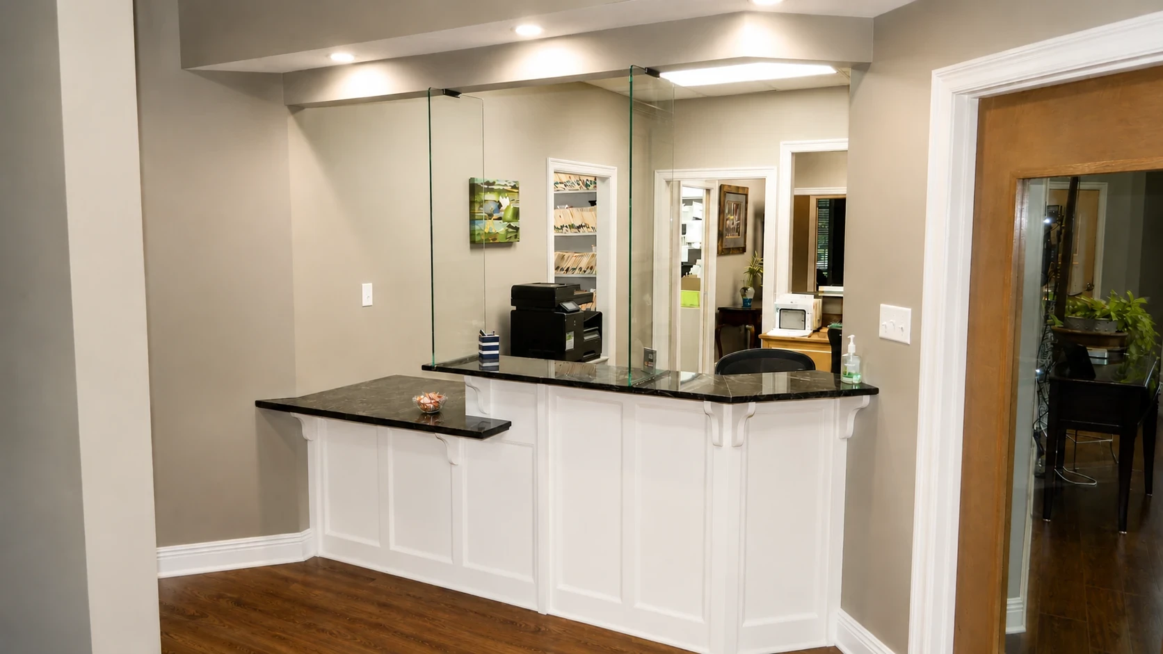 Check-Out Counter After