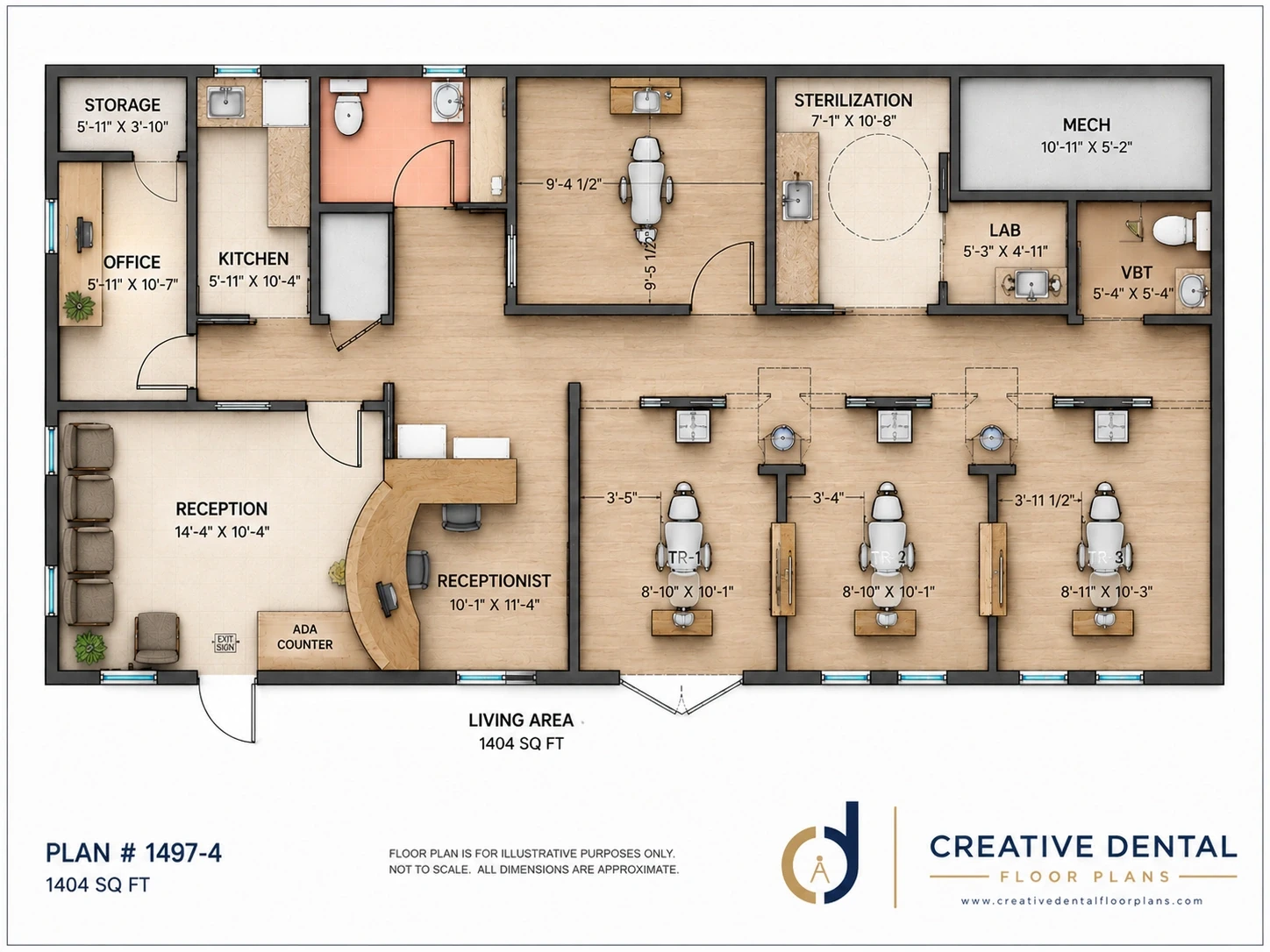 2D Floor Plan — Your Dental Spa