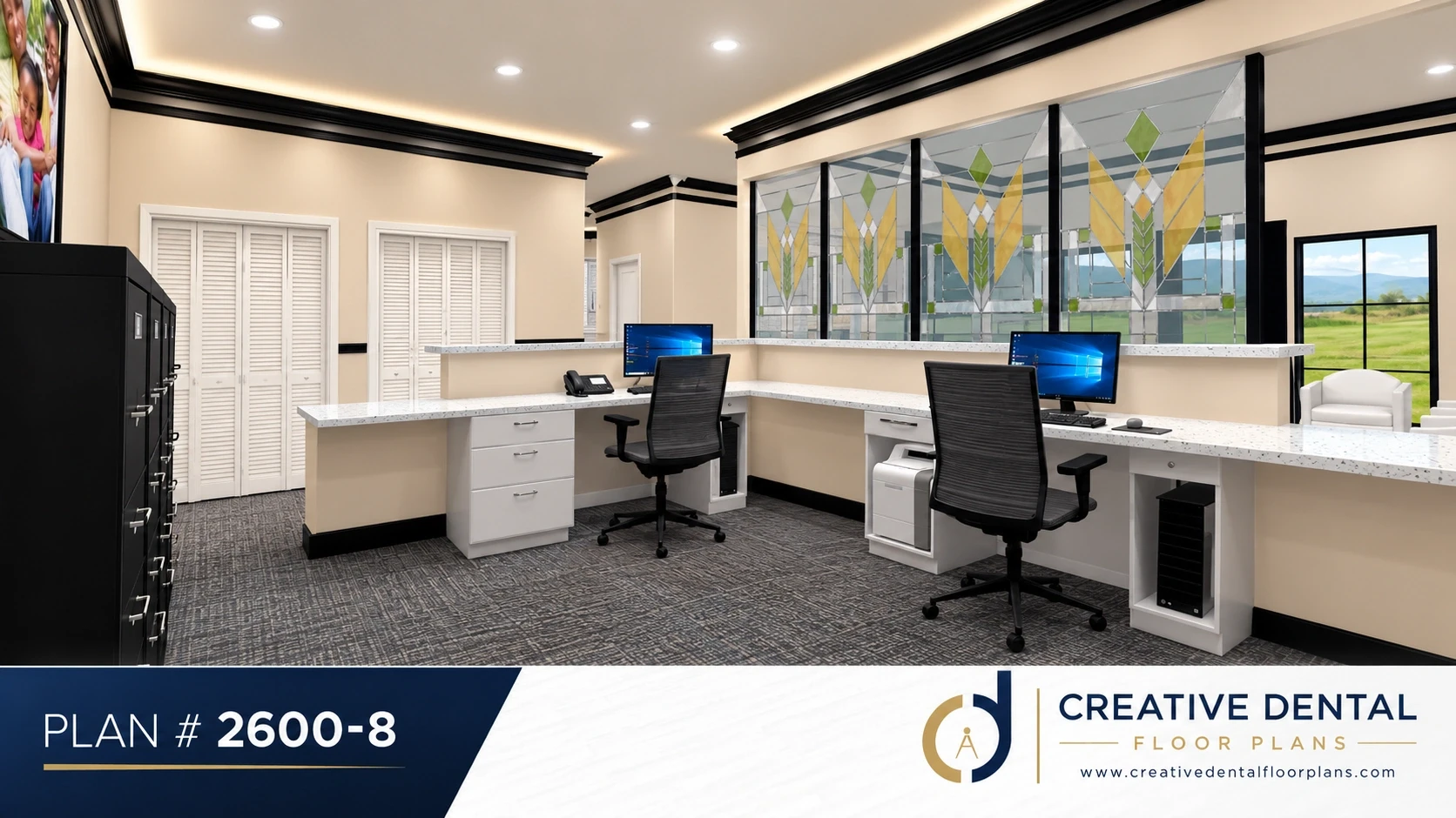 Business Office — Plan #2600-8