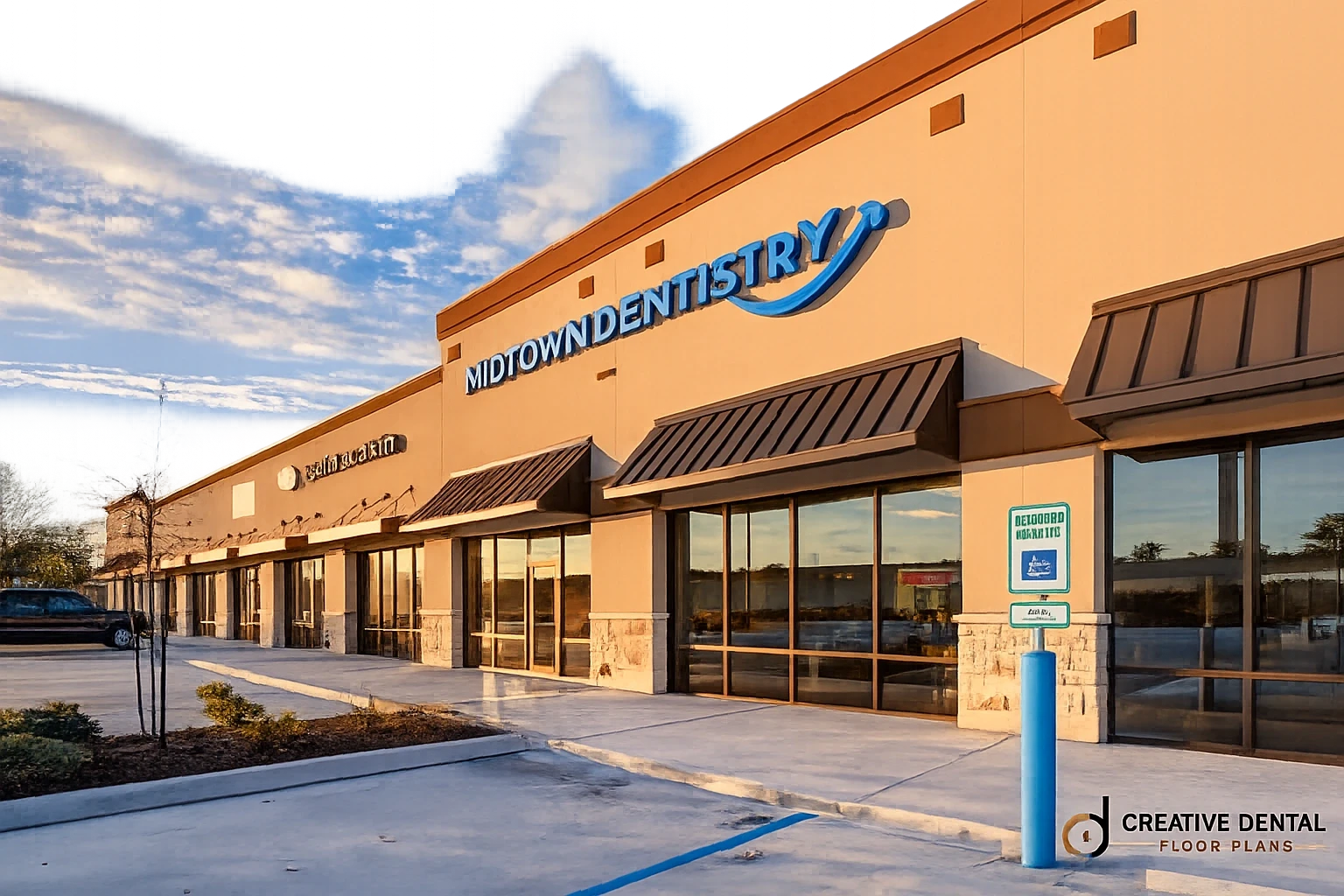 Building Front — Retail Space Conversion